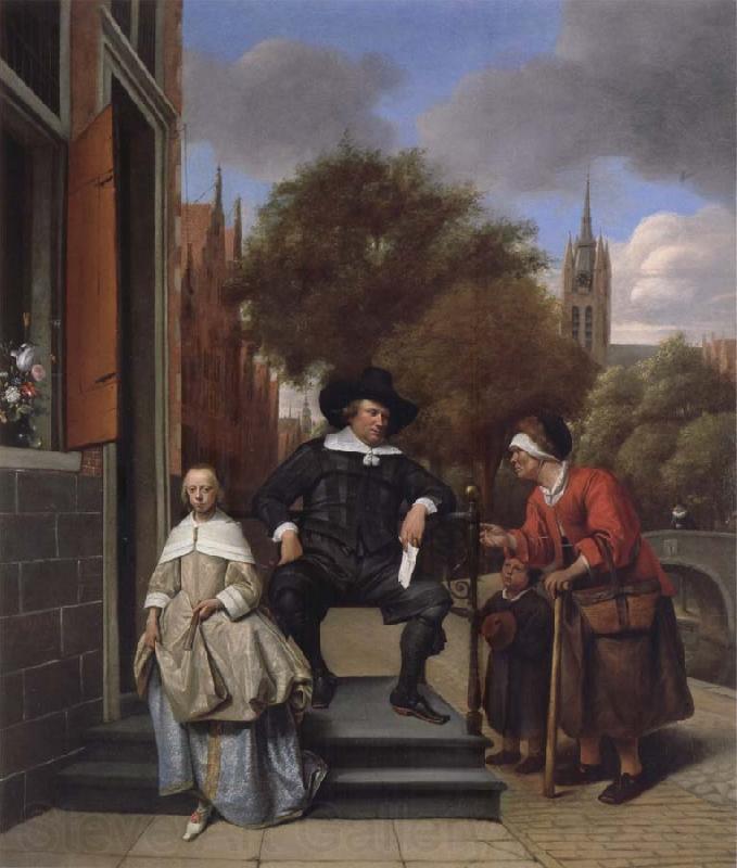 Jan Steen A Delf burgher and his daughter Norge oil painting art
